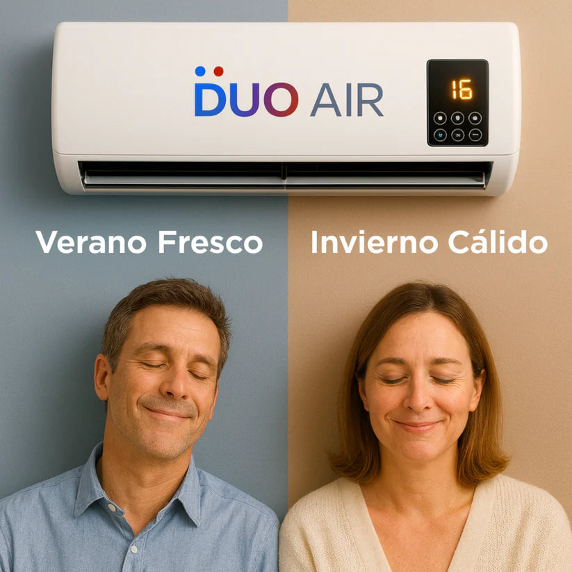 Duo Air™ — Frío y Calor 2 en 1 Confort Total Todo el Año-Sin Ruido, Sin Instalación y Ahorrando Energía