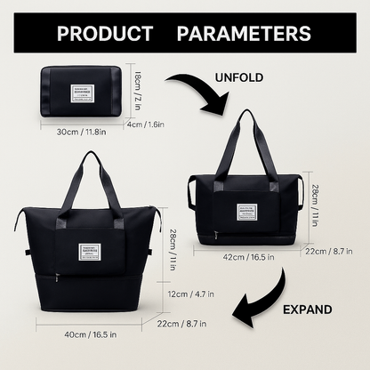 BOLSO DE VIAJE EXPANDIBLE