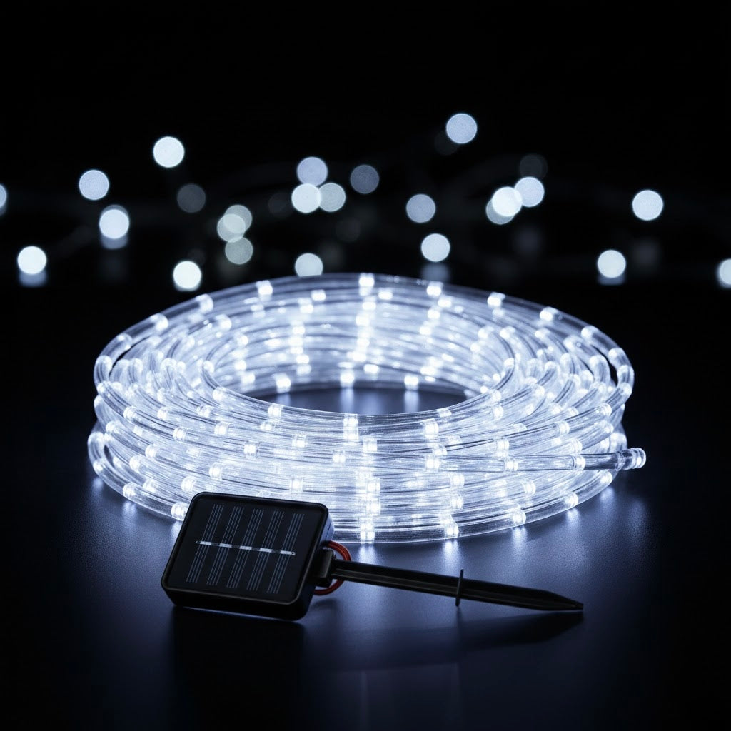 Luces Pro Panel Solar Navidad Manguera