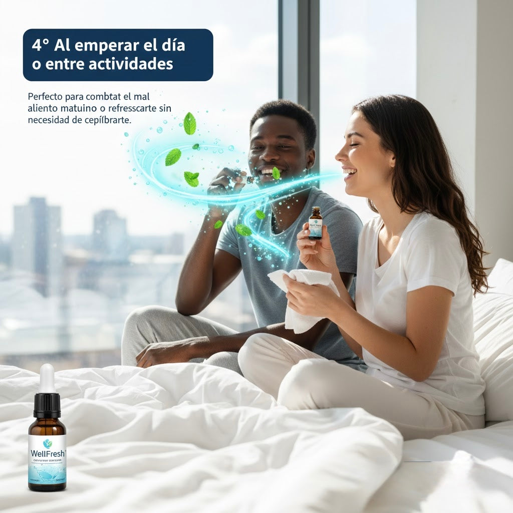 ¡Nuevo! WellFresh - Gotas Eliminadoras del Mal Aliento ✨ (¡Paga 1 y Lleva 2!)