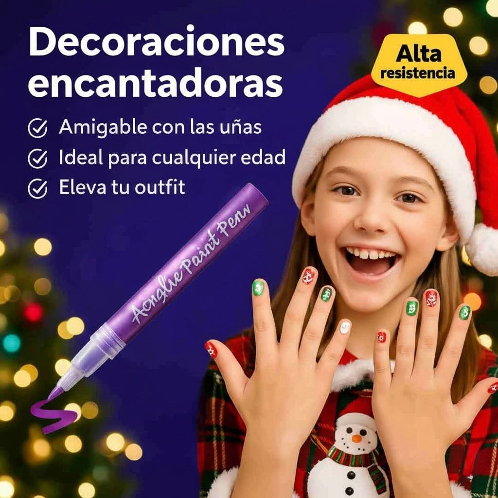 ¡Nuevo! NailArt Pen™ - Marcadores Decorativos de Uñas 3 en 1 ✨
