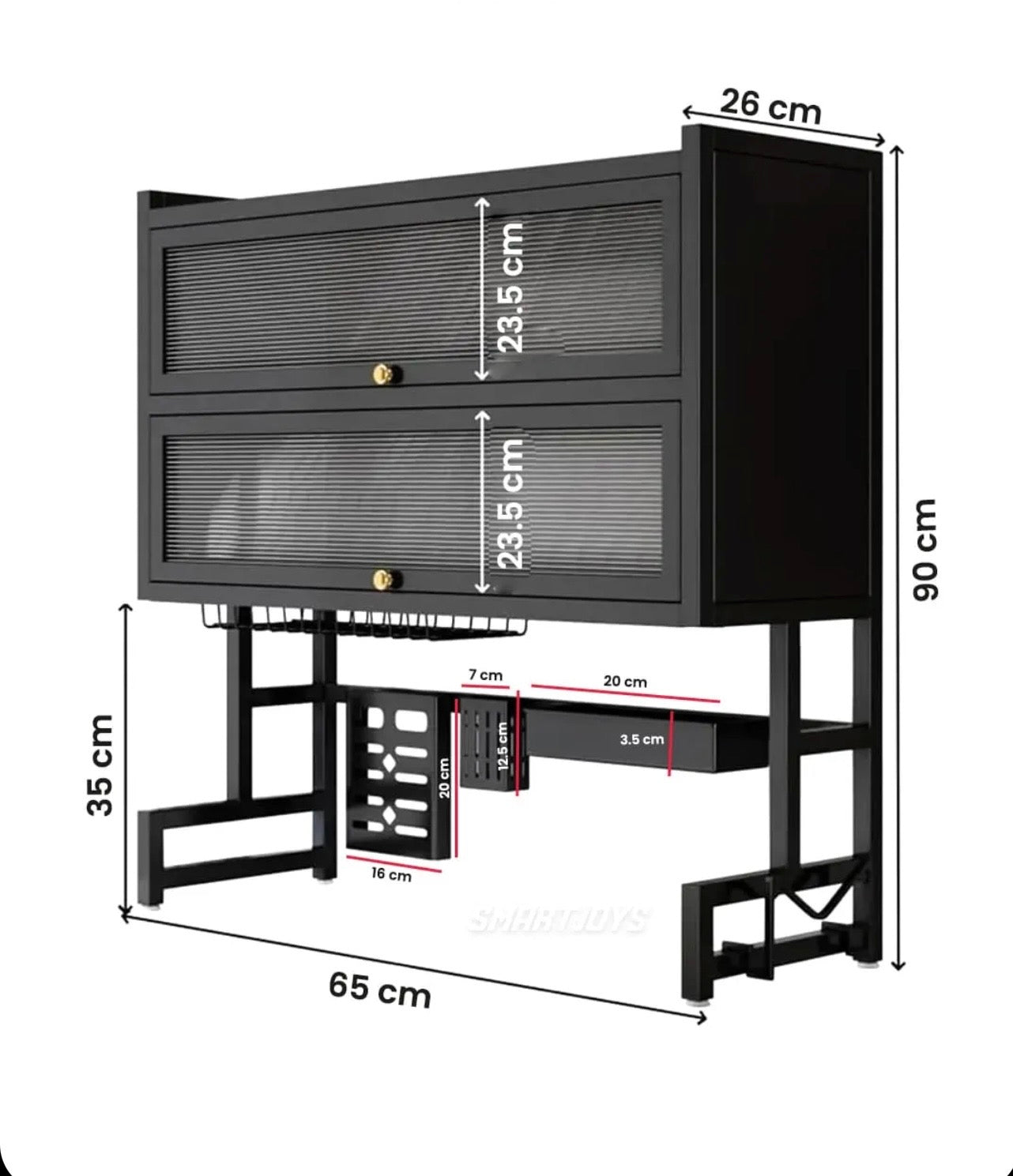 Nuevo! Escurridor de Platos Doble con Gabinete - ZEBBRIS™  Orden Total para Cocinas con Poco Espacio ✨✨